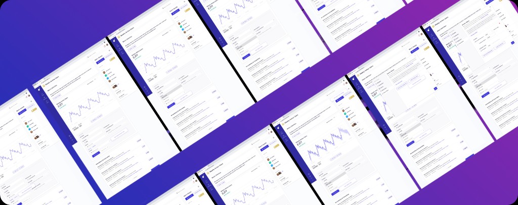Prototype screens for customer-uploaded and in-product forecast flows