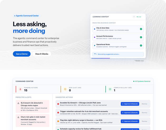 Cimba.ai agentic analytics platform